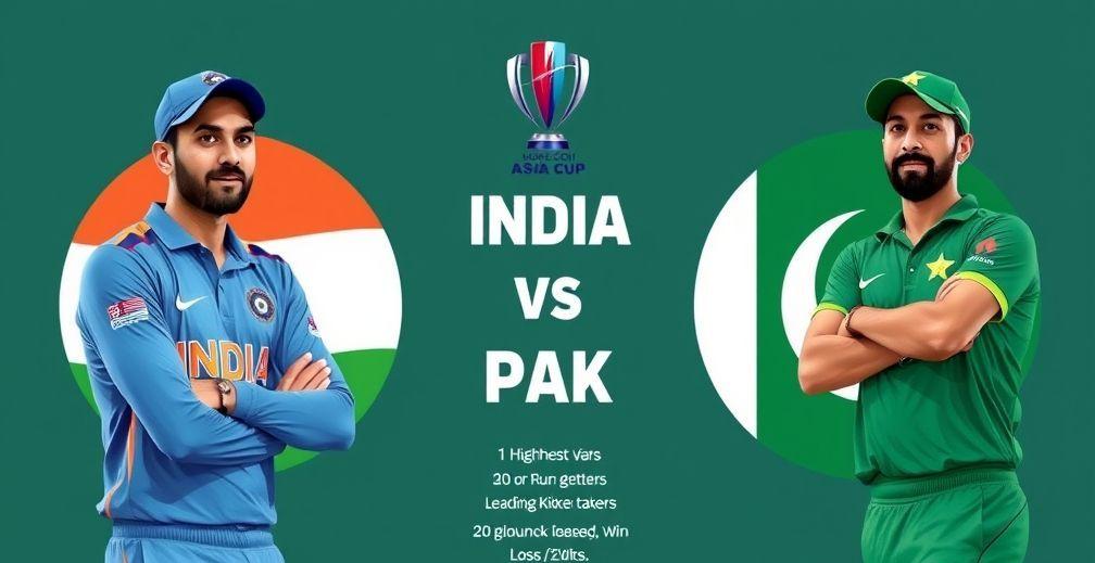Asia Cup 2025: India and Pakistan Face Off in Super 4 with Established T20I Records