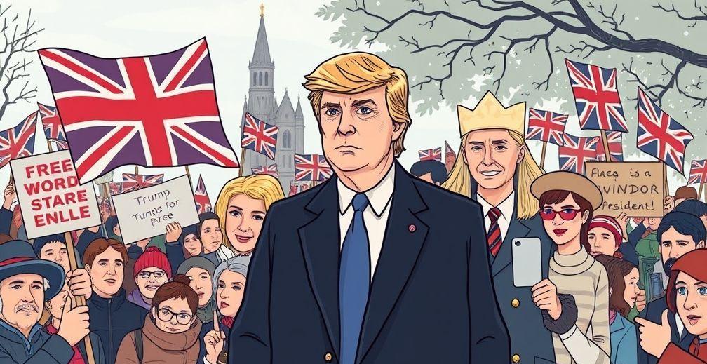 London Protests Coincide with US Presidential Royal Engagement
