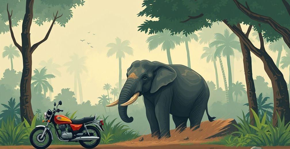 Man Injured in Elephant Encounter in Thiruvananthapuram Outskirts