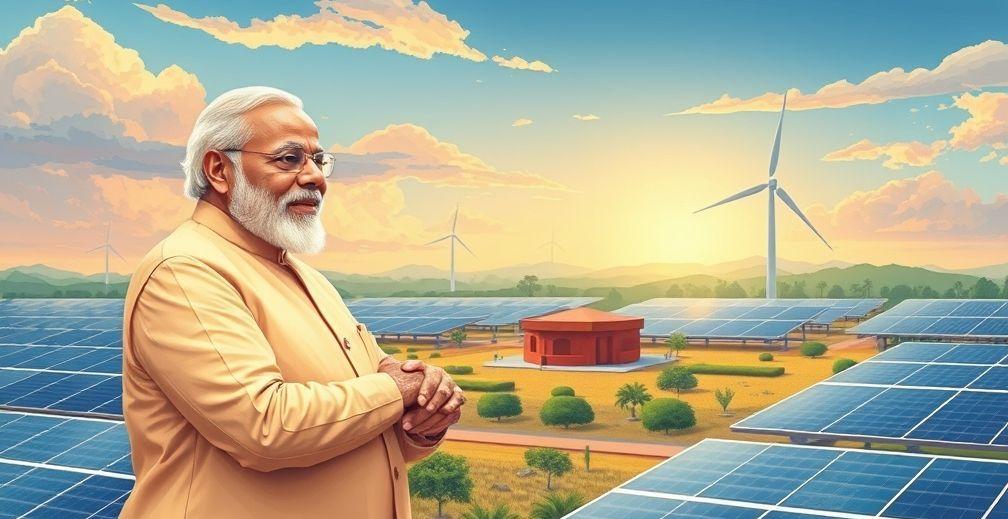Prime Minister Modi Inaugurates 300-MW Solar Plant in Andhra Pradesh