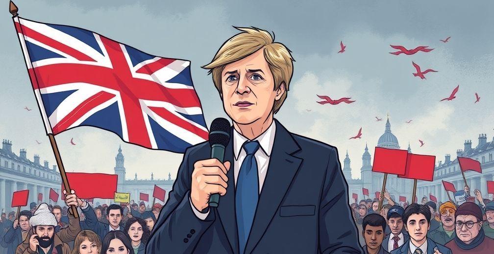 Starmer Comments on National Flag Amid Central London Protests and Police Injuries