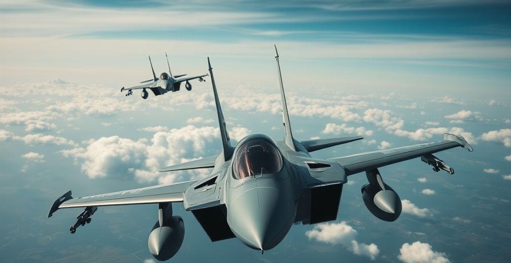 Allied Air Forces Conduct Patrol Operation Near Russian Border