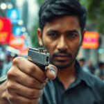 Bangkok Police Apprehend Man Following Public Disturbance Involving Lighter
