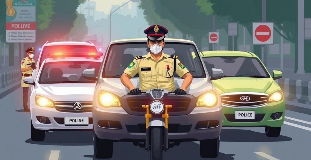 Bengaluru Police Conduct Extensive Enforcement Drive, Seizing Vehicles and Registering Cases