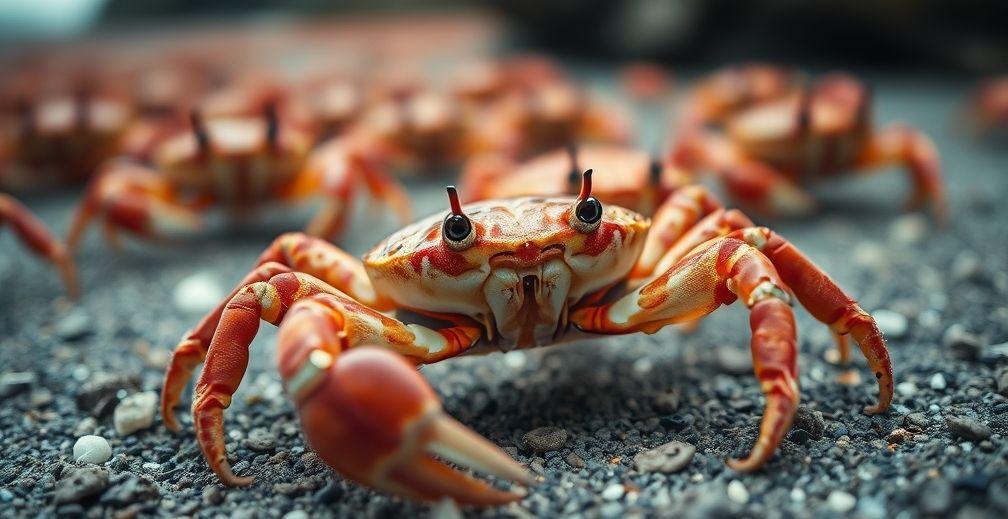Christmas Island Red Crab Migration Commences