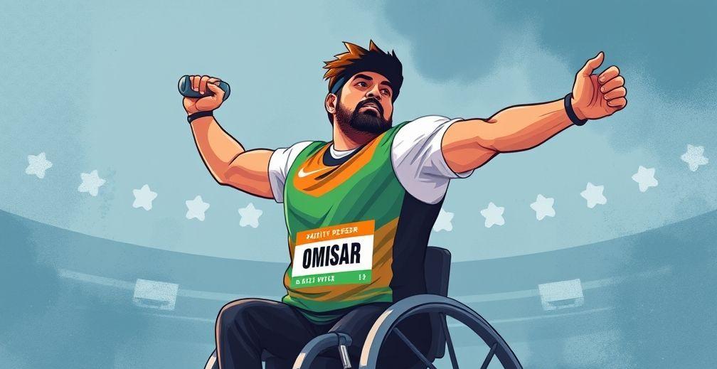 Dharambir Nain Secures Silver in World Para Athletics Men's Club Throw F-51