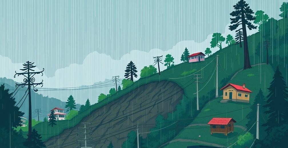 Fatal Landslides and Rain Disrupt Darjeeling, North Bengal