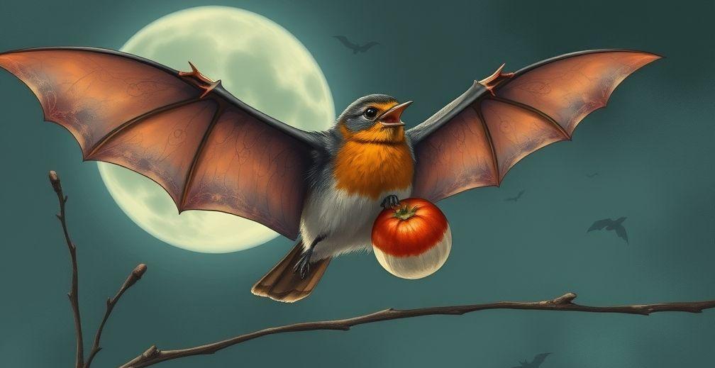 Greater Noctule Bat Documented Predating Bird Mid-Flight