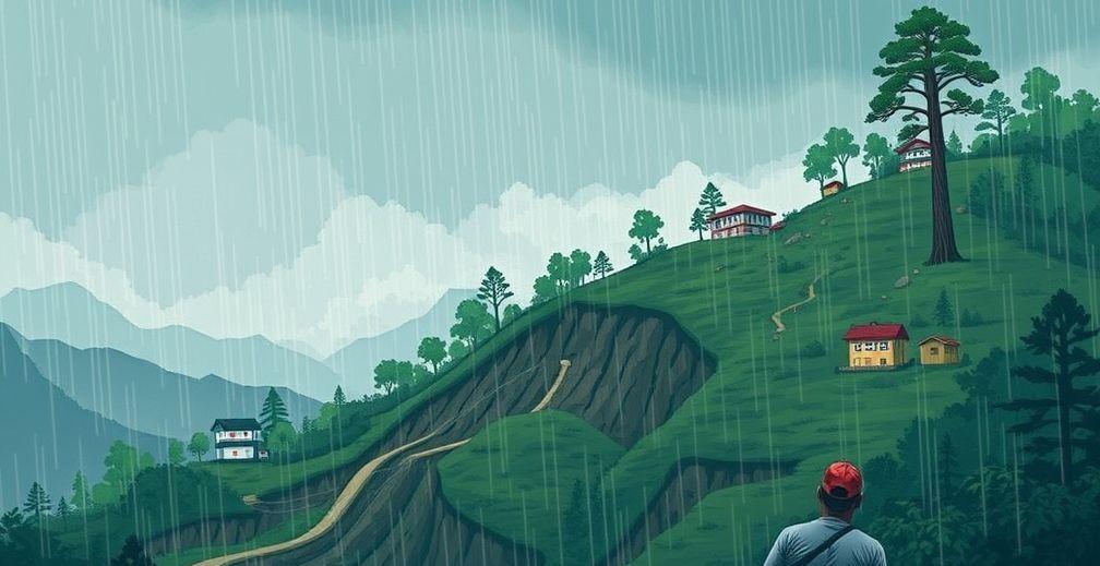 Heavy Rainfall Causes Landslides, Highway Closures in West Bengal's Darjeeling and Kalimpong