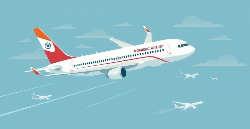 Indian Domestic Air Traffic Trends and Airline Market Shares in August 2025