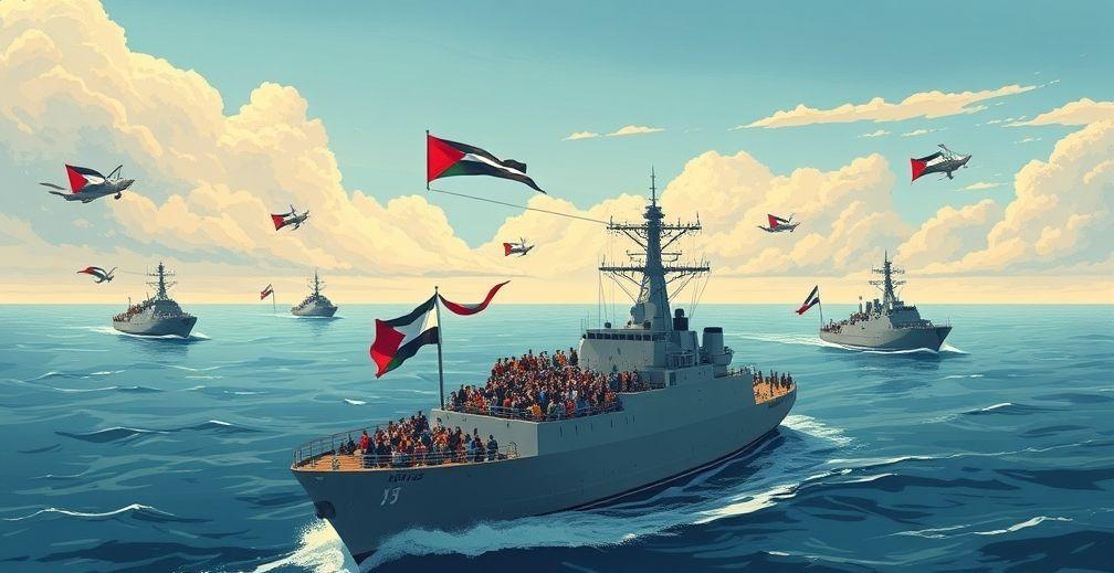 Israeli Forces Intercept Aid Convoy Off Gaza Coast
