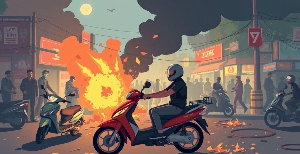 Kanpur Mishri Bazar: Six Injured in Scooter Explosions, Investigation Initiated