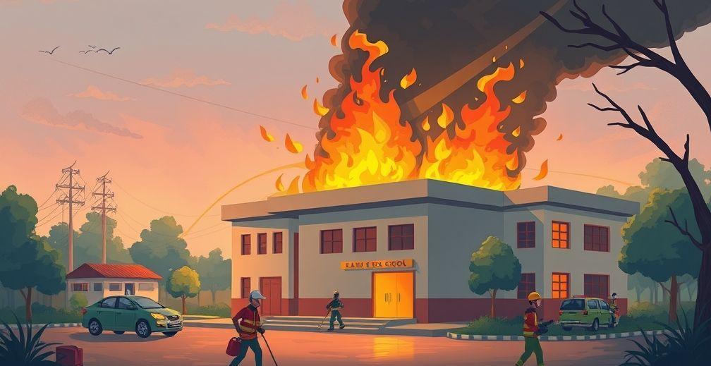 Vellore Building Fire Prompts Evacuation, Investigation Underway