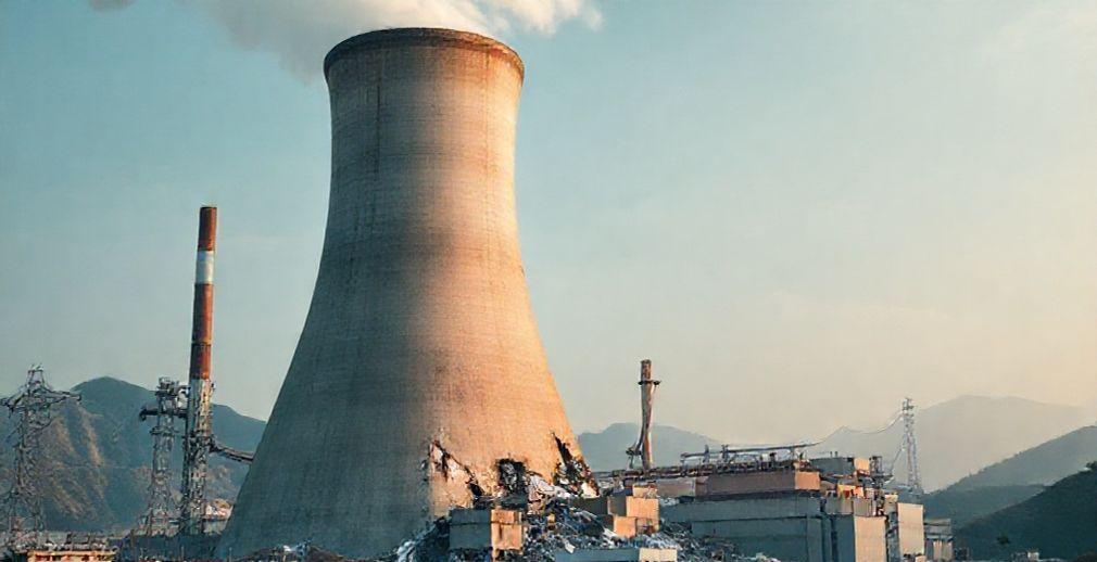 Boiler Tower Collapses During Demolition in Ulsan, South Korea