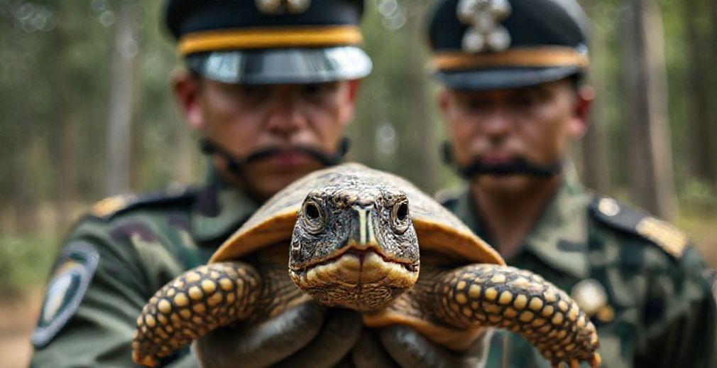 Joint Operation Disrupts Alleged Indian Star Tortoise Trafficking Ring