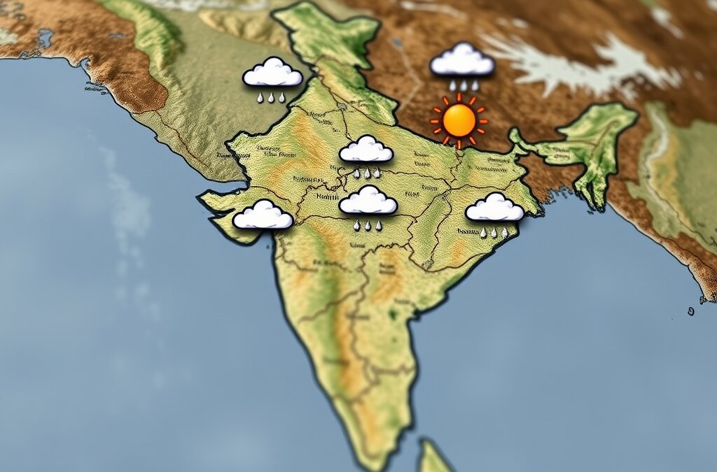 India Meteorological Department forecasts rain for parts of the country