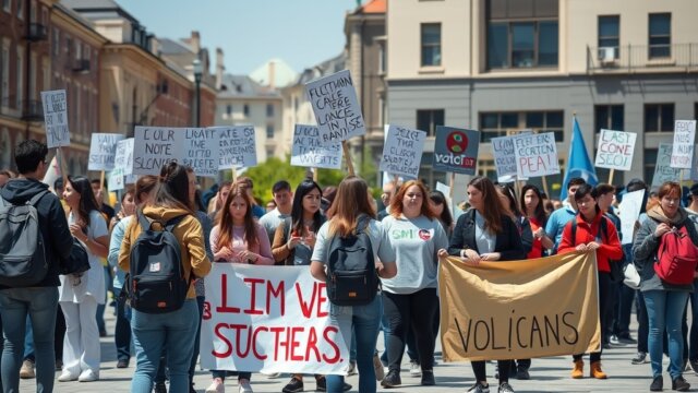 Student Leader Emerges as Prominent Figure in Election Protest